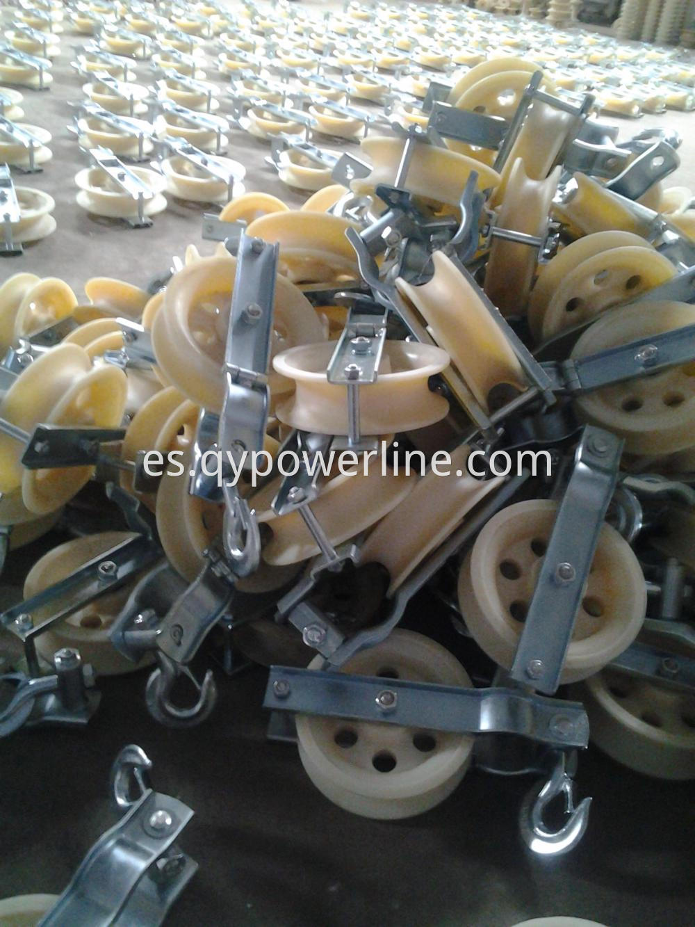 aerial cable rollers